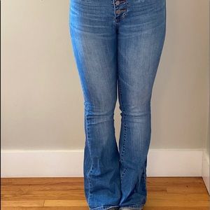 Small Flare Denim Jeans